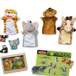 Plush>Melissa & Doug All About Animals Gift Bundle