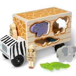 Vehicles & Trains|Motor Skills>Melissa & Doug Animal Rescue Wooden Play Set