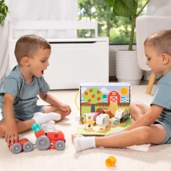 Colors & Shapes>Melissa & Doug Blockables™ Farm Play Set