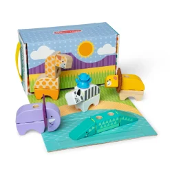 Colors & Shapes>Melissa & Doug Blockables™ Safari Play Set