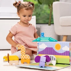 Colors & Shapes>Melissa & Doug Blockables™ Safari Play Set