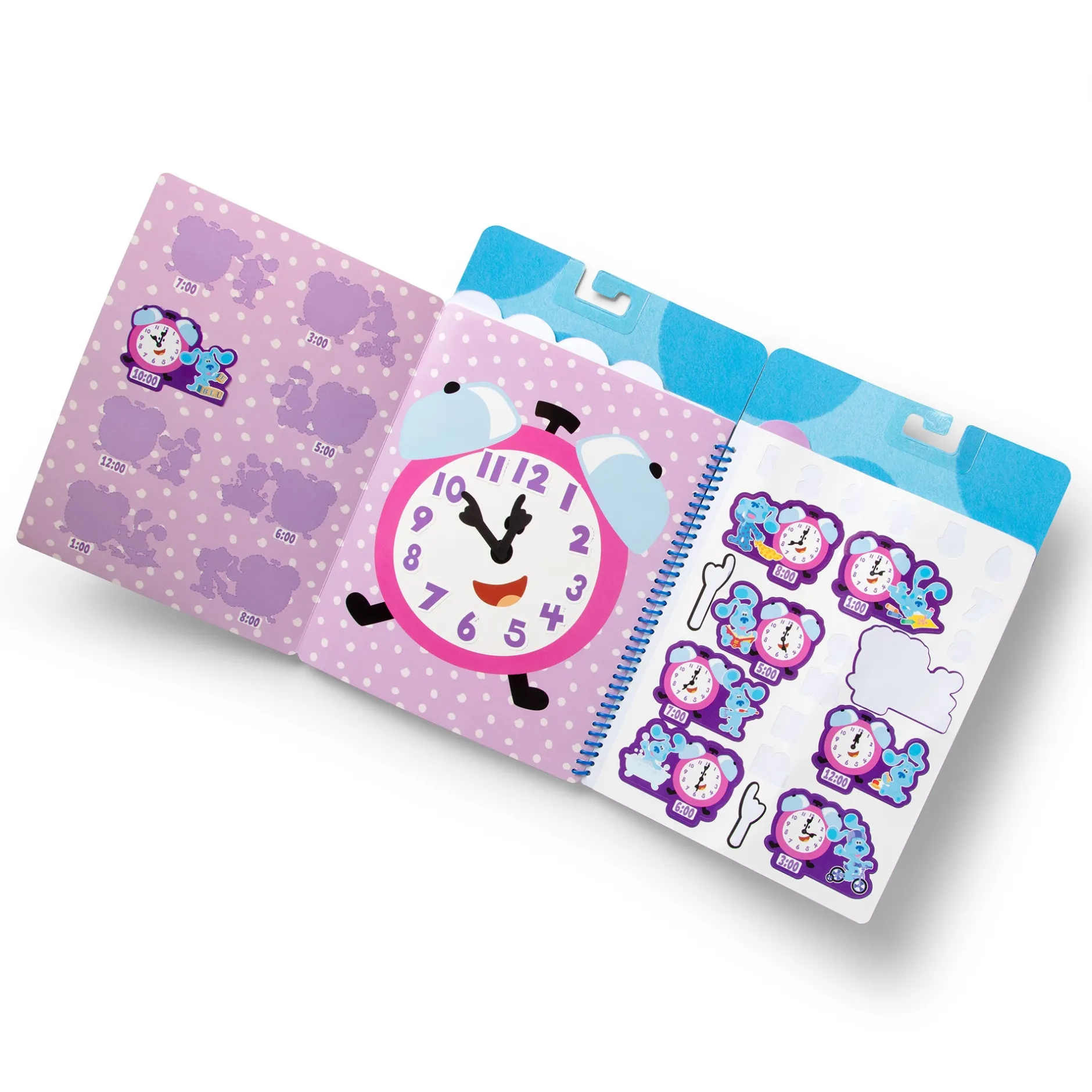 Stickers & Sticker Books>Melissa & Doug Blue's Clues & You! Restickable Stickers - Numbers & Letters