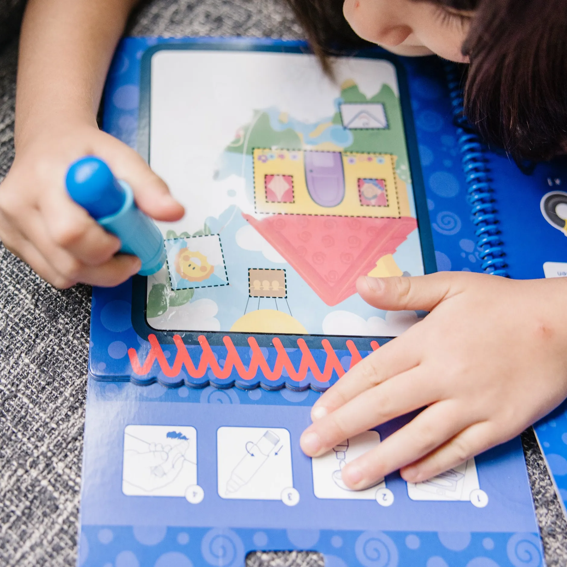 Activity Books|Colors & Shapes>Melissa & Doug Blues Clues & You!™ Water WOW!® Water Reveal Activity Pad - Shapes