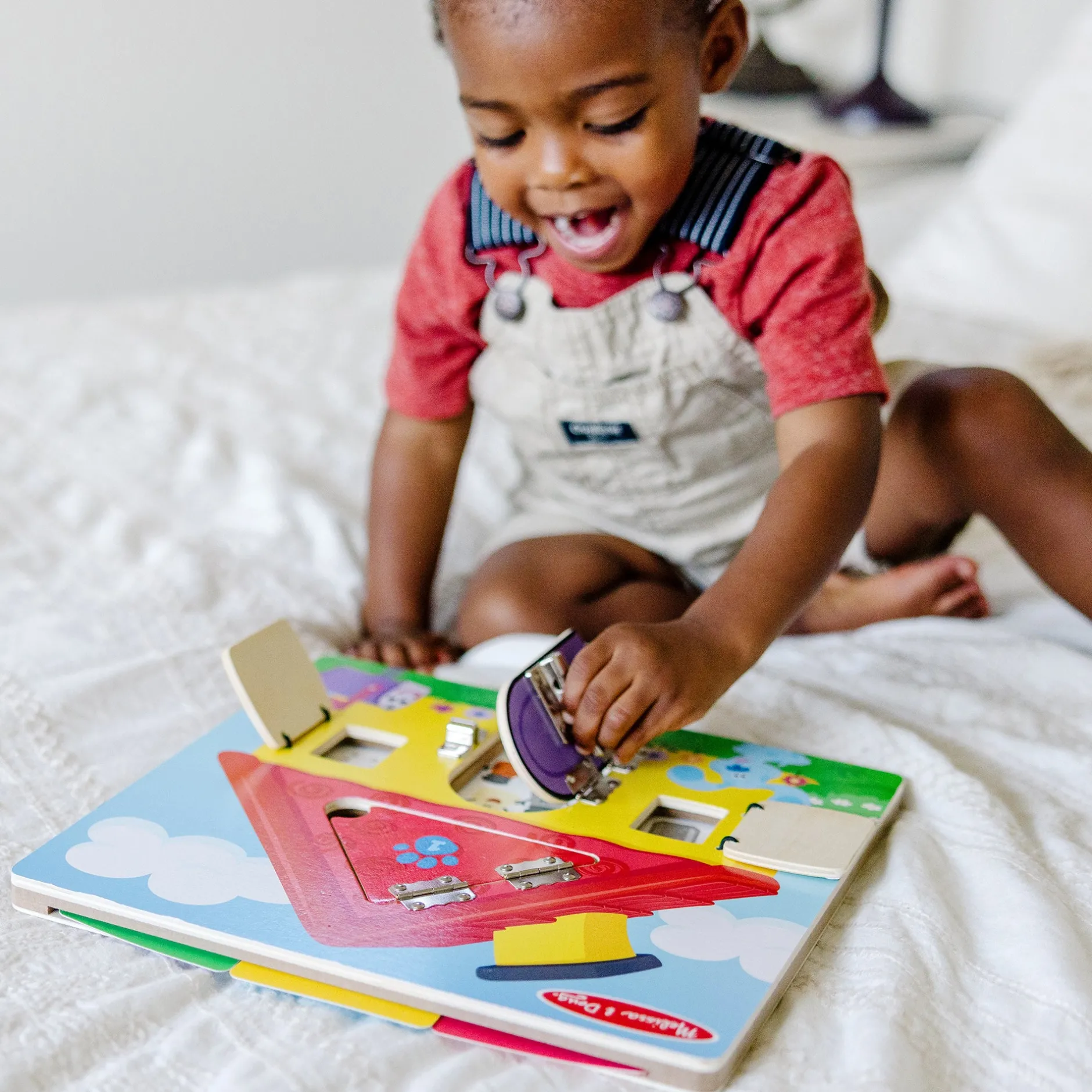 Motor Skills>Melissa & Doug Blue's Clues & You! Wooden Lift-the-Flap Activity Board
