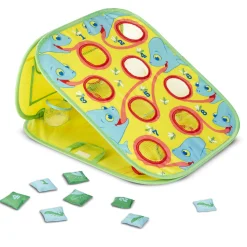 Outdoor Toys>Melissa & Doug Camo Chameleon Bean Bag Toss