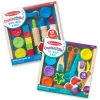 Craft & Stamp Kits>Melissa & Doug Clay Activity 2-Pack: Shape, Model & Mold; Cut, Sculpt & Stamp