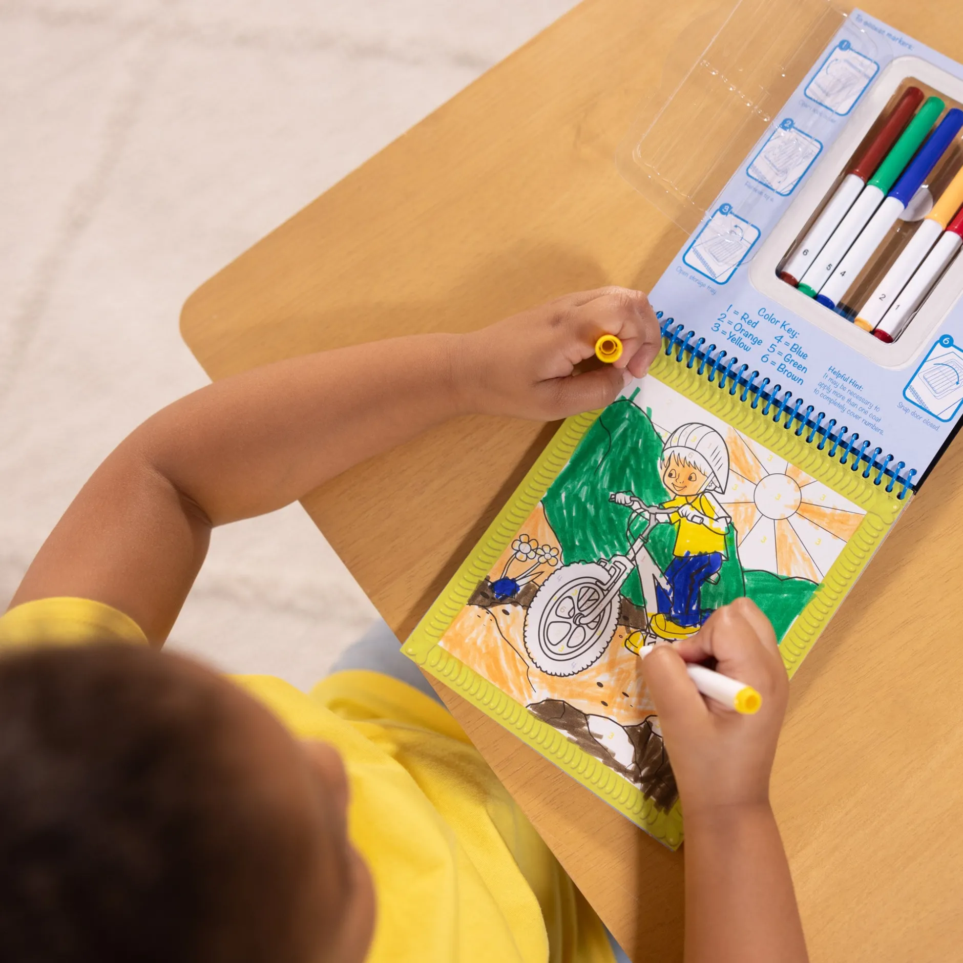 Activity Books>Melissa & Doug Color By Numbers - Blue