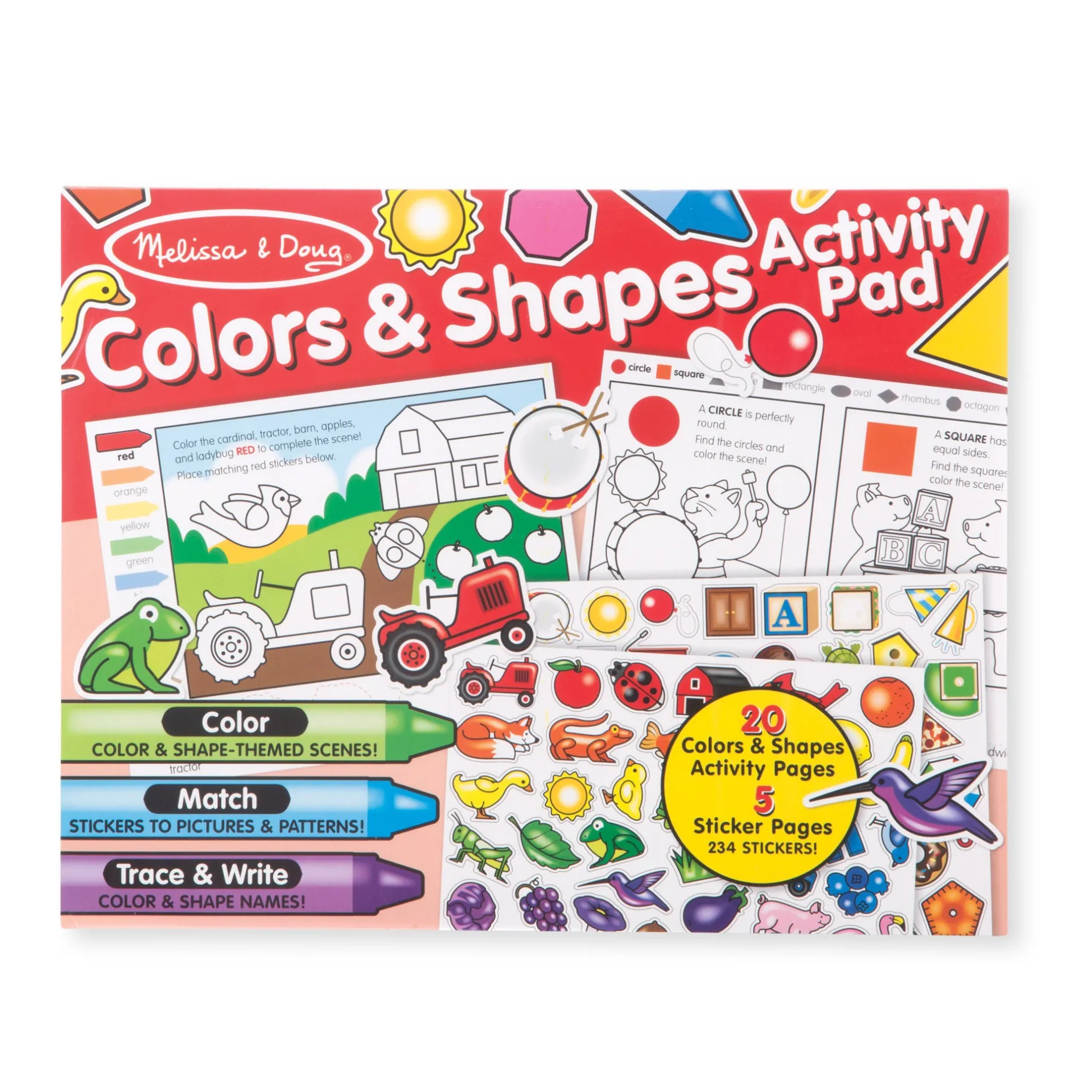 Activity Books>Melissa & Doug Colors & Shapes Activity Pad