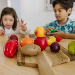 Play Food & Play Sets>Melissa & Doug Combo Fruit & Veggies Set