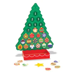 Alphabet & Counting>Melissa & Doug Countdown to Christmas Wooden Religious Advent Calendar
