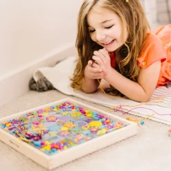 Craft & Stamp Kits>Melissa & Doug Created by Me! Bead Bouquet Wooden Bead Kit