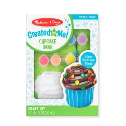 Craft & Stamp Kits>Melissa & Doug Created by Me! Cupcake Bank Craft Kit