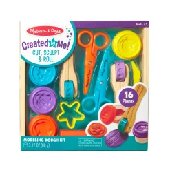 Craft & Stamp Kits>Melissa & Doug Created by Me! Cut, Sculpt & Roll Modeling Dough Kit