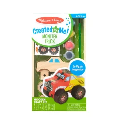 Craft & Stamp Kits>Melissa & Doug Created by Me! Monster Truck Wooden Craft Kit