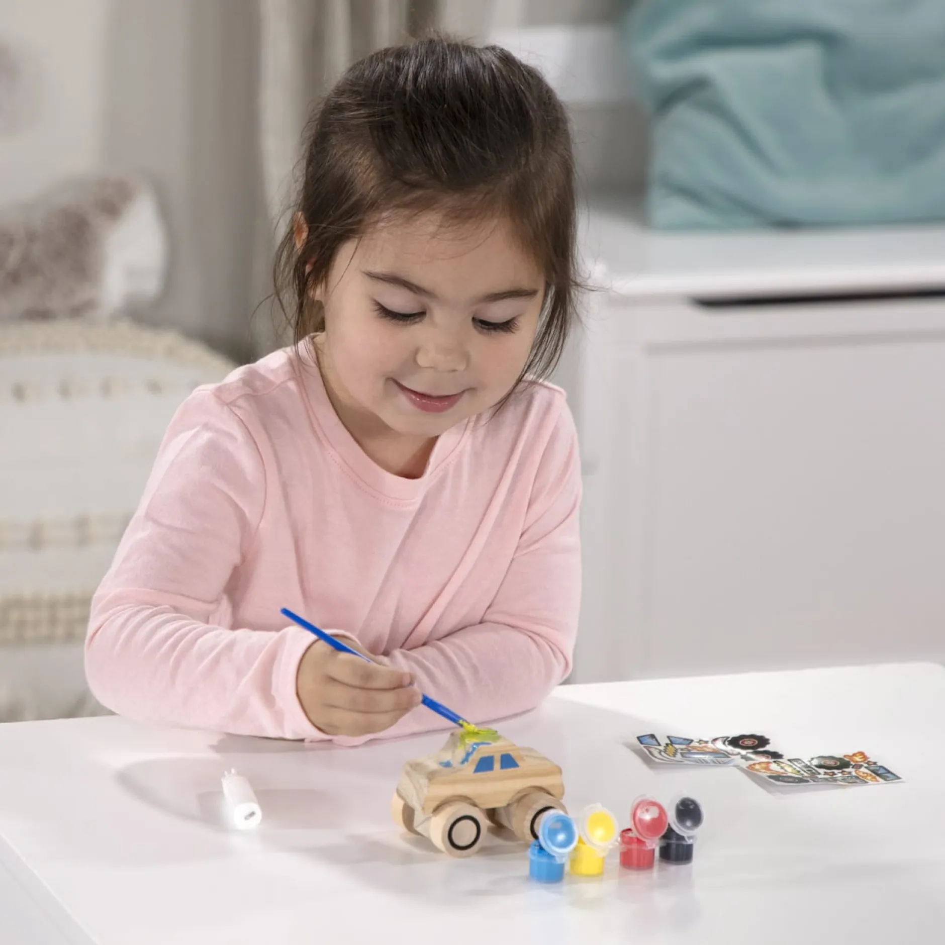 Craft & Stamp Kits>Melissa & Doug Created by Me! Monster Truck Wooden Craft Kit