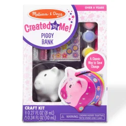 Craft & Stamp Kits>Melissa & Doug Created by Me! Piggy Bank Craft Kit