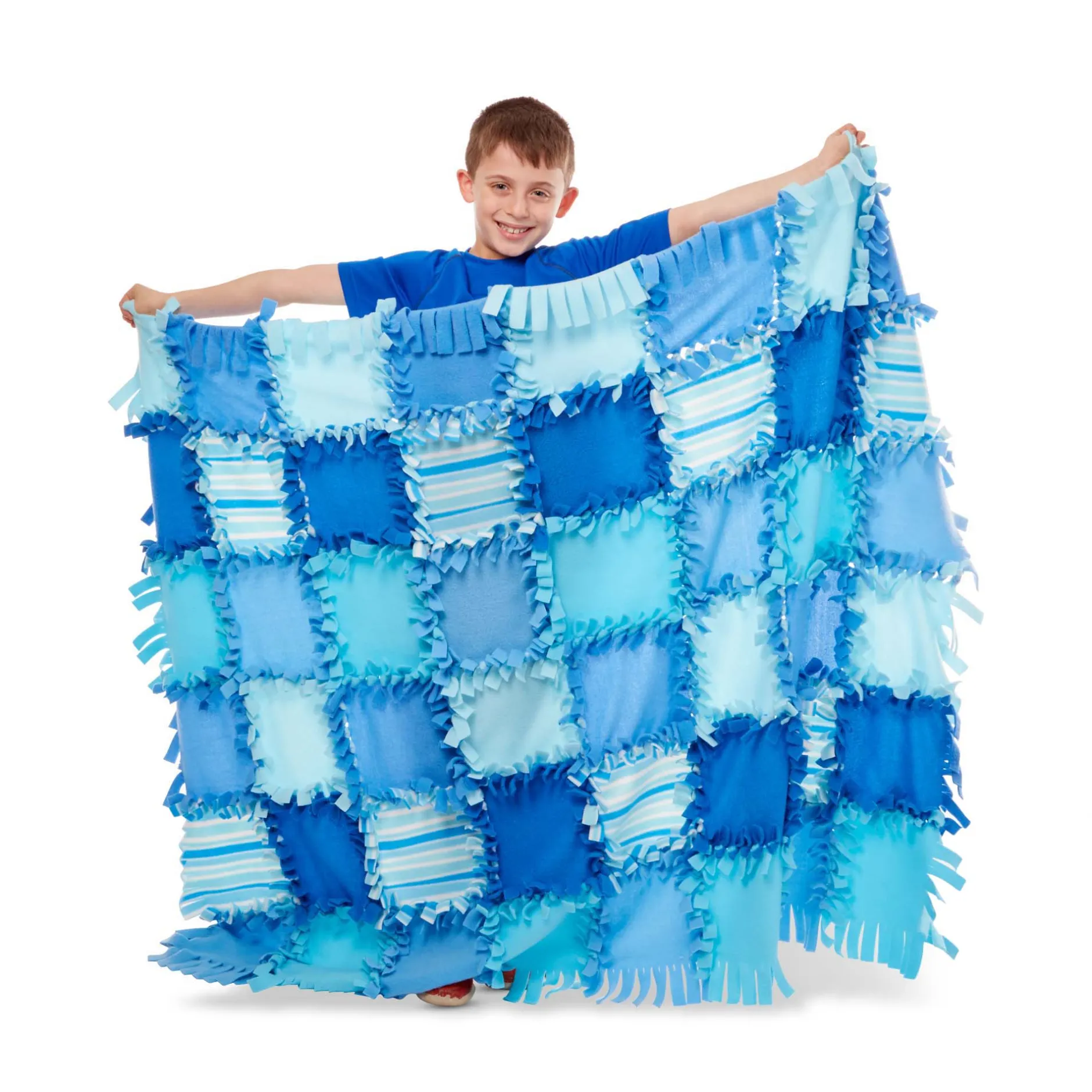 Craft & Stamp Kits>Melissa & Doug Created by Me! Striped Fleece Quilt