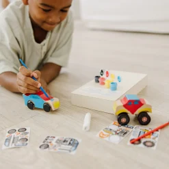 Craft & Stamp Kits>Melissa & Doug Created By Me!™ Vehicles Craft Kit 2-Pack: Race Car & Monster Truck