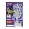 Craft & Stamp Kits>Melissa & Doug Decorate-Your-Own Wooden Princess Mirror