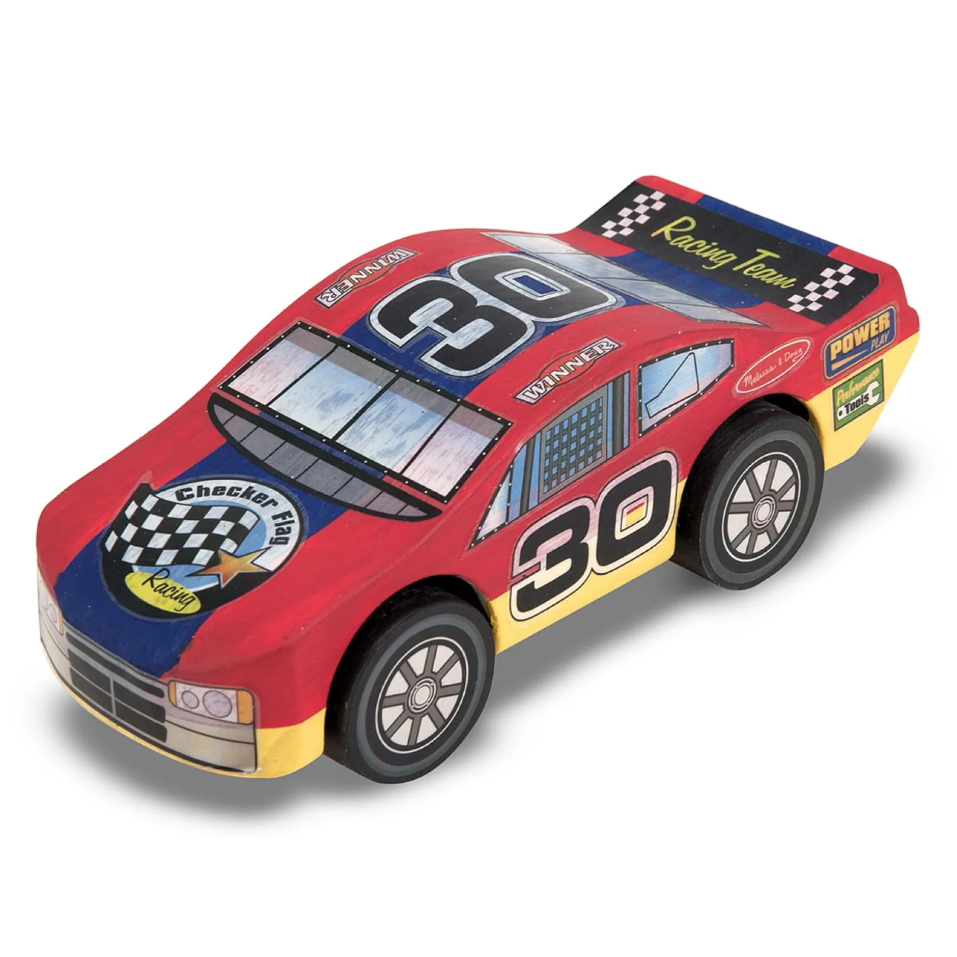 Craft & Stamp Kits>Melissa & Doug Decorate-Your-Own Wooden Race Car
