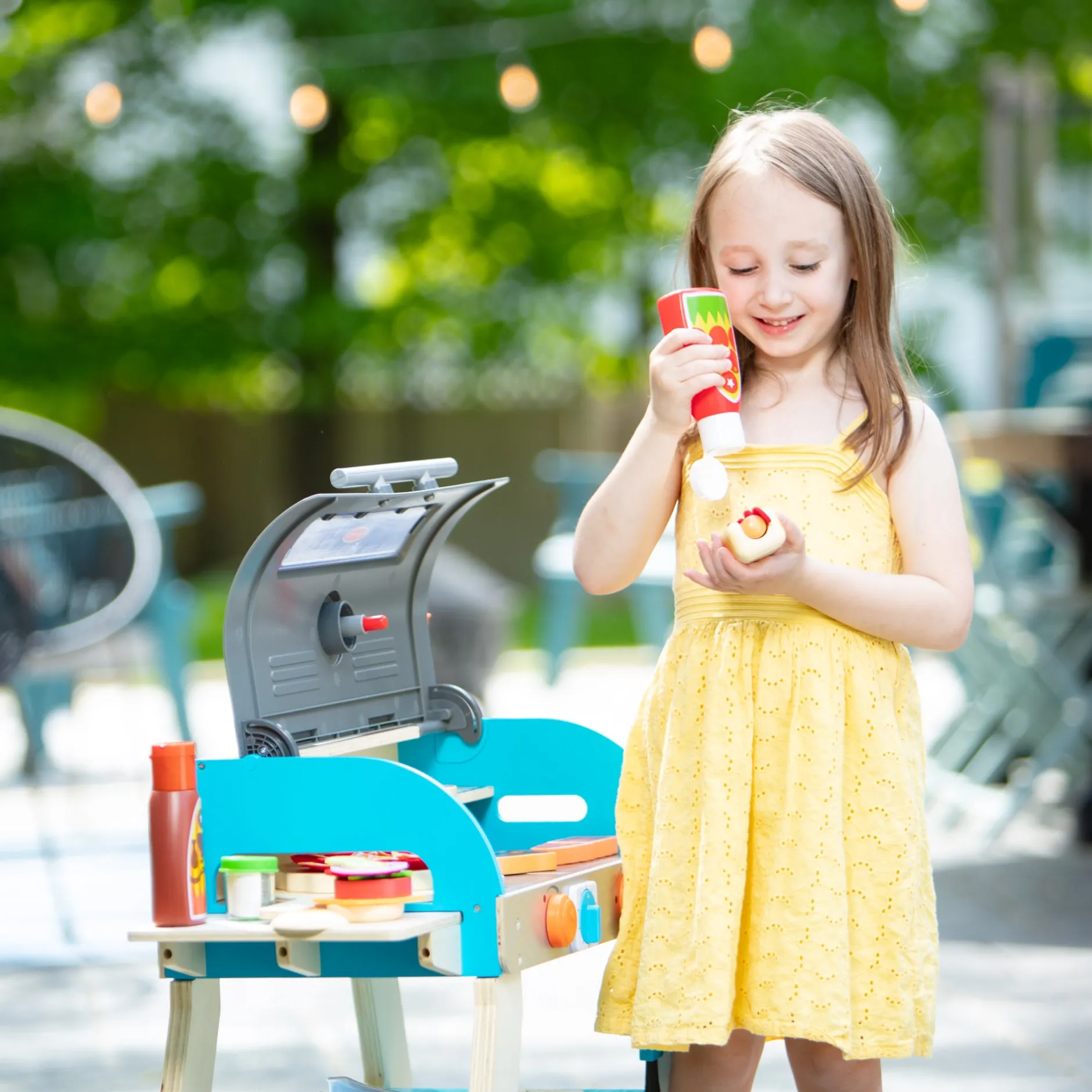 Play Food & Play Sets>Melissa & Doug Deluxe Grill & Pizza Oven Play Set