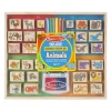 Craft & Stamp Kits>Melissa & Doug Deluxe Wooden Stamp Set - Animals