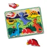 Animals & Nature Puzzles>Melissa & Doug Dinosaurs Chunky Puzzle - 7 Pieces
