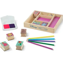 Craft & Stamp Kits>Melissa & Doug Disney Princess Wooden Stamp Set