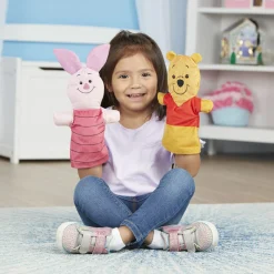 Plush>Melissa & Doug Disney Winnie the Pooh Soft & Cuddly Hand Puppets