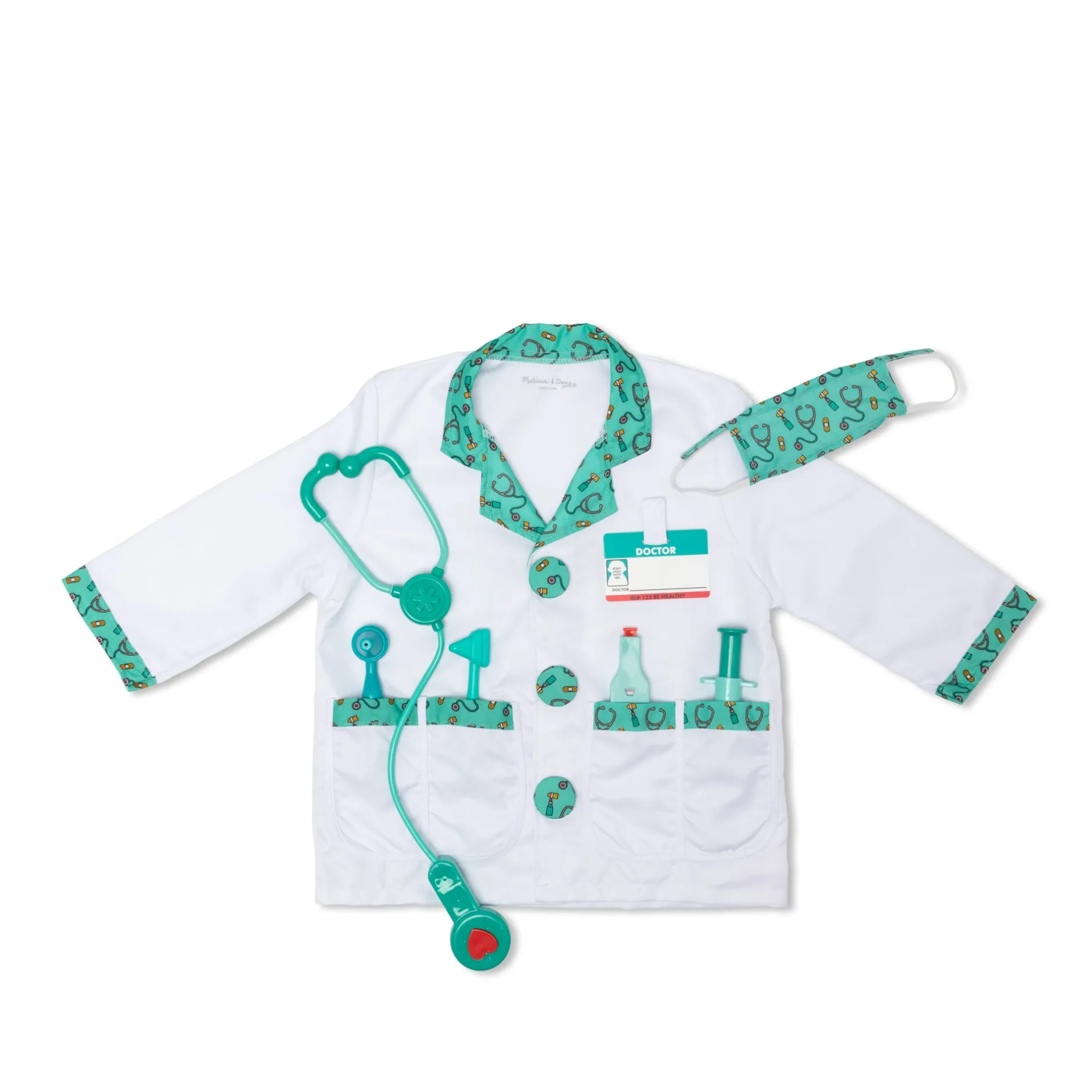 Dress Up>Melissa & Doug Doctor Costume Role Play Set