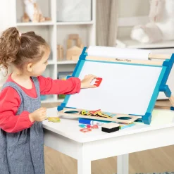 Easels & Art Supplies>Melissa & Doug Double-Sided Magnetic Tabletop Easel
