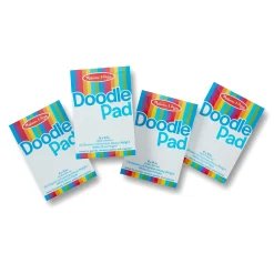 Easels & Art Supplies>Melissa & Doug Drawing Paper Pad 4-Pack