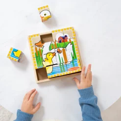 Animals & Nature Puzzles>Melissa & Doug Farm Cube Puzzle - 16 Pieces