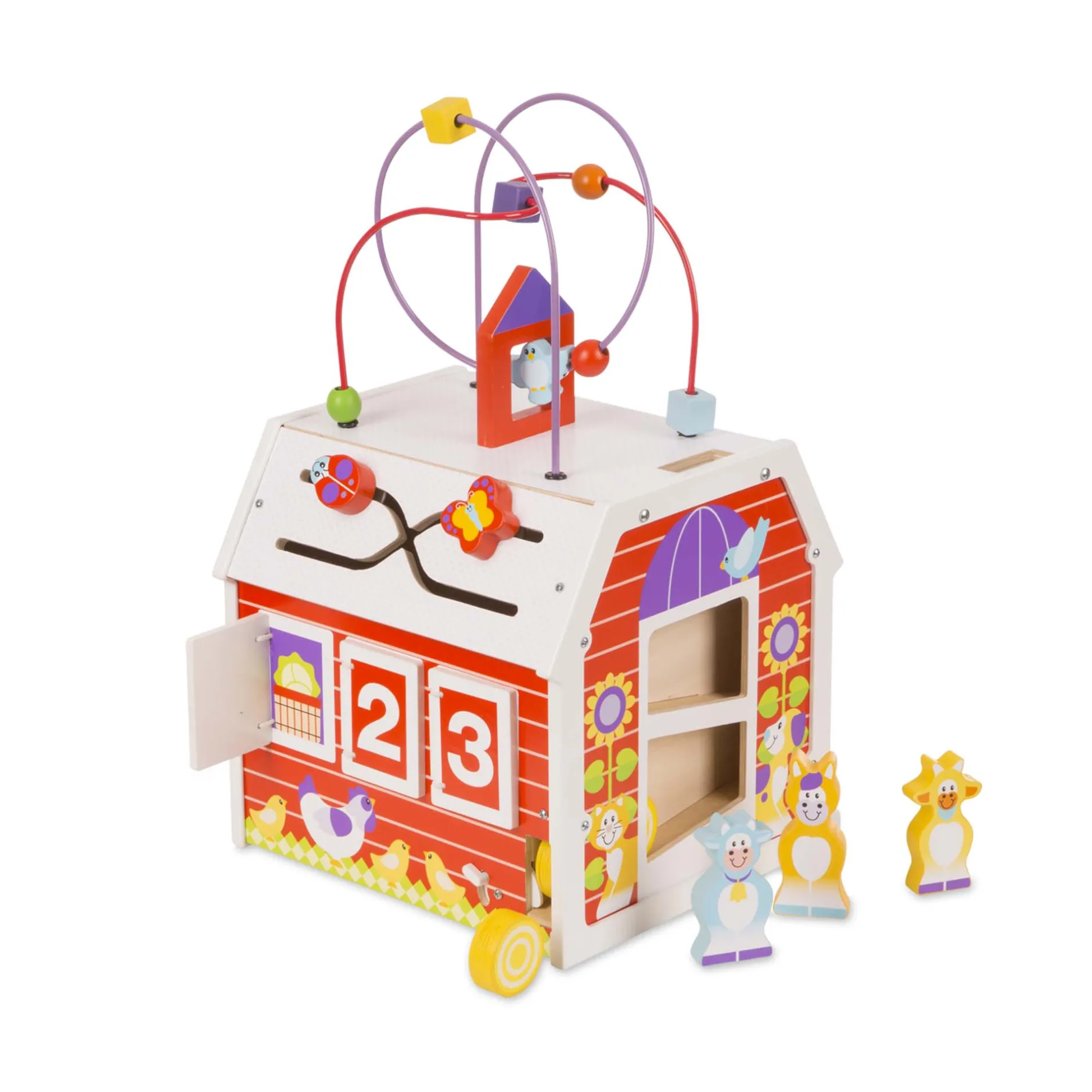 Motor Skills>Melissa & Doug First Play Slide, Sort & Roll Activity Barn