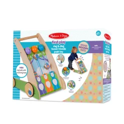 Motor Skills>Melissa & Doug First Play Wooden Ring and Ding Forest Friends Push Toy