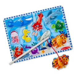 Animals & Nature Puzzles>Melissa & Doug Fishing Magnetic Puzzle Game - 10 Pieces