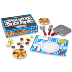 Play Food & Play Sets>Melissa & Doug Flip & Serve Pancake Set - Wooden Play Food