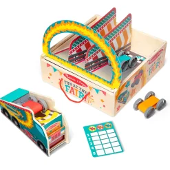 Vehicles & Trains>Melissa & Doug Fun at the Fair! Stunt Cars