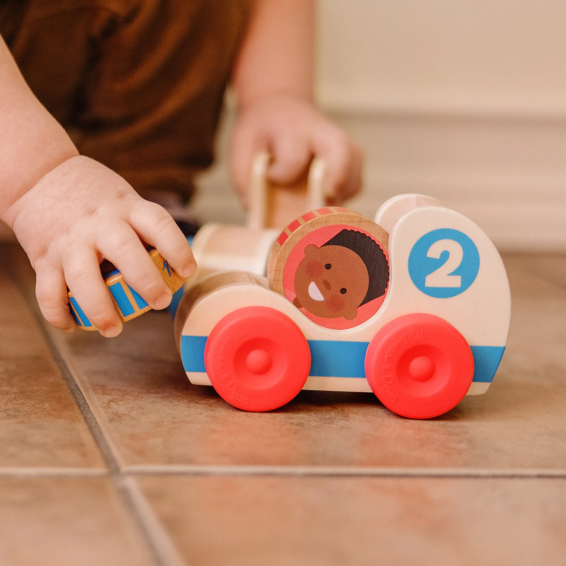 Motor Skills>Melissa & Doug GO Tots Wooden Race Cars