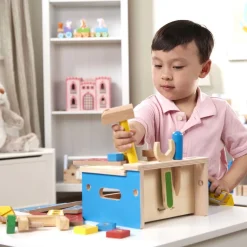 Colors & Shapes>Melissa & Doug Hammer & Saw Tool Bench