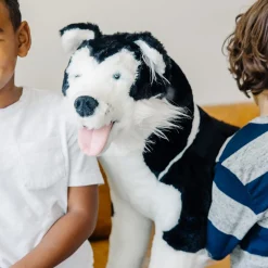 Plush>Melissa & Doug Husky Giant Stuffed Animal