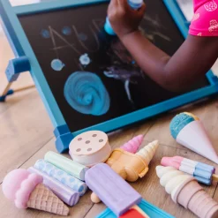 Craft & Stamp Kits>Melissa & Doug Ice Cream Shop Chalk Play Set