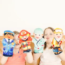 Plush>Melissa & Doug Jolly Helpers Hand Puppets