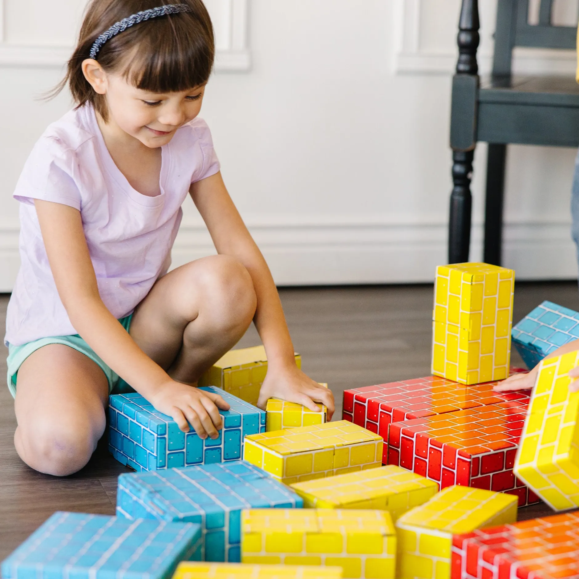 Motor Skills|Blocks & Stacking>Melissa & Doug Jumbo Cardboard Blocks - 24 Pieces