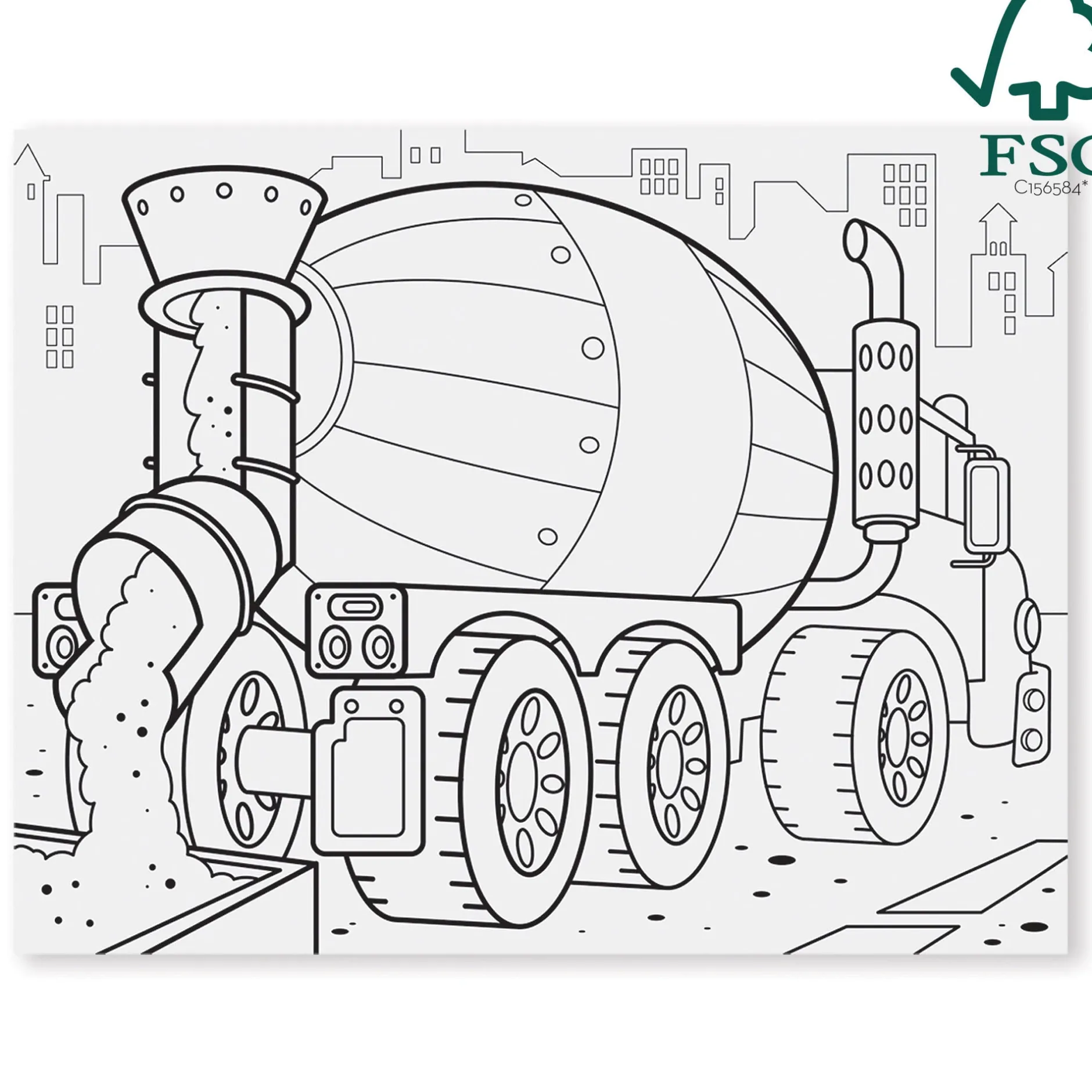 Activity Books>Melissa & Doug Jumbo Coloring Pad - Vehicles