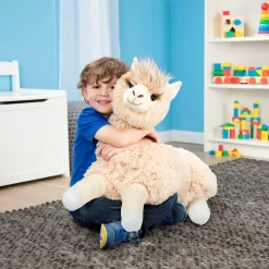 Plush>Melissa & Doug Jumbo Llama Stuffed Plush Animal