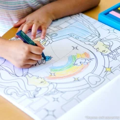 Activity Books>Melissa & Doug Jumbo 50-Page Kids' Coloring Pad - Horses, Hearts, Flowers, and More