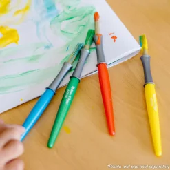 Easels & Art Supplies>Melissa & Doug Large Paint Brush Set