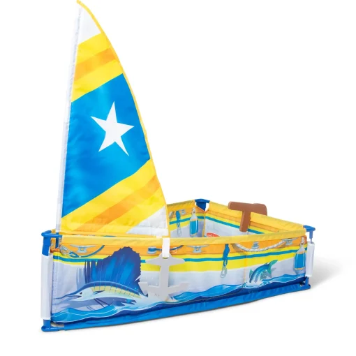 Kitchens & Play Centers>Melissa & Doug Let's Explore Sailboat Play Set