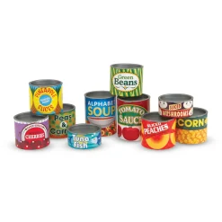 Play Food & Play Sets>Melissa & Doug Let's Play House! Grocery Cans